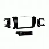 Metra 99-8245CHG 2014-Up Toyota Corolla SDIN Radio Provision with Included Pocket in Charcoal High Gloss Black Finish