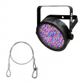 Chauvet SLIMPAR56 SlimPAR RGB LED Par 56 with 24-Inch Zinc Plated Safety Cable