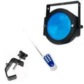 American DJ Dotz Par LED Color-Mixing Light Fixture w/ Truss Clamp & RF Remote