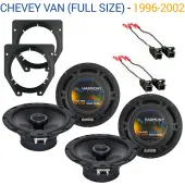 Chevy Van (Full Size) Express 1996-2002 OEM Speaker Upgrade Harmony (2) R65 New