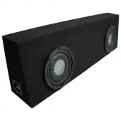 Universal Regular Cab Truck Harmony F104 Dual 10" Black Sub Box Enclosure