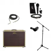 Peavey Classic 112-C Electric Guitar Cab Single 12" Speaker Cabinet Mic Stand