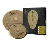 Zildjian LV38 L80 Series Low Volume Cymbal Set w/ 13" Hi-Hat Pair & 18" Crash - Mat...