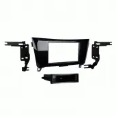 Metra 99-7622HG Single/Double DIN Dash Installation Kit for 2014-Up Nissan Rouge Vehicle - Black