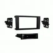 Metra 99-9604B Single/Double Din Dash Installation Kit for 2003-2010 Porsche Cayenne Vehicle - Black