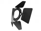 Odyssey LSPAR16BDB Black Aluminum Barn Door for Par 16 Lighting Fixtures