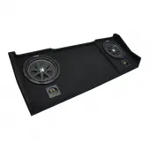 1994-2001 Dodge Ram Ext Club Quad Truck Kicker Comp C10 Dual 10" Sub Box Enclosure - Final 2 Ohm