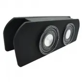 2015 - 2023 Ford Mustang Coupe Harmony HA-F104 Dual 10" Custom Sub Box 2 Ohm New