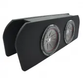 2015 - 2023 Ford Mustang Coupe Kicker CompR CWR12 Dual 12" Custom Sub Box 2 Ohm