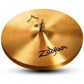 Zildjian A0133 14" A Series New Beat Hi Hat in Pair Cast Bronze Cymbals with Solid Chick Sound