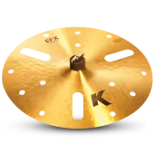 Zildjian K0888 18" K Zildjian Series Efx Thin Drumset Cast Bronze Cymbal with Low Pitch and Dark Sound