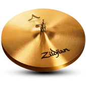 Zildjian A0136 15" A Series New Beat Hi Hat in Pair Cast Bronze Cymbals with Solid Chick Sound