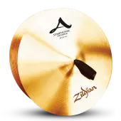 Zildjian A0449 20" Symphonic Viennese Tone Pair Orchestral Cymbals with Medium Profile & Weight