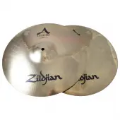 Zildjian 14" A Custom Hi Hat Pair Brilliant - HiHat Drumset Cymbals A20510