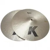 Zildjian 14" K Series Hi Hats in Pair Cast Bronze HiHat Cymbals with Low to Mid Pitch K0823