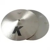 Zildjian 15" K Zildjian Light Hihat Pair Drumset Cast Bronze Cymbals with Low Pitch and Dark...