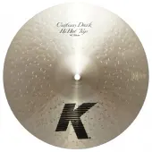Zildjian 14" K Custom Series Dark Hi Hat Top Medium Thin Drumset Cast Bronze Cymbal with Low Pitch K0944