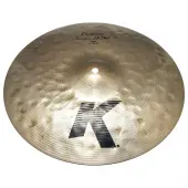 Zildjian 14" K Custom Series Session Hi Hat Top Medium Drumset Cast Bronze Cymbal with Bright/Mid Sound and Small Bell Size K0994