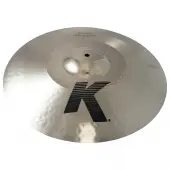Zildjian 18" K Custom Series Hybrid Crash Thin Drumset Cast Bronze Cymbal with Dark/Mid Sound and Blend Balance K1218
