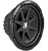 Kicker 43C104 10" Comp C10 Series Sub 150W RMS 4 Ohm SVC Car Subwoofer