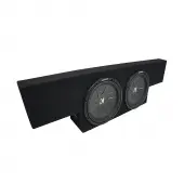 01-06 Chevy Silverado Non-HD Crew Truck Kicker CompR CWR10 Dual 10" Sub Box Enclosure - Final 2 Ohm