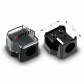 T-SPEC V12DB-1124 v12 Block 2 Position Compact Distribution with (1) 1/0 AWG In / (2) 4/8 AWG Out