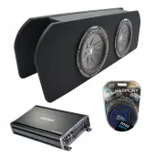 2015 - 2023 Ford Mustang Coupe Kicker CompR CWR12 Dual 12 Custom Sub Box CX1200.1