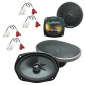 Fits Oldsmobile Cutlass Supreme 1988-1991 OEM Speaker Upgrade Harmony Premium Speakers