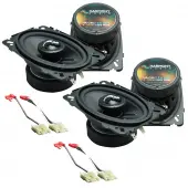 Fits Chevy CK Truck (Full Size) 1988-1994 Factory Premium Speaker Upgrade Harmony (2)C46