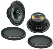 Compatible with Honda Civic 2006-2011 Factory Premium Speaker Replacement Harmony (2) C65 Package