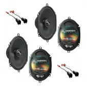 Fits Ford F-250/350/450/550/650/750 1999-2004 OEM Premium Speaker Upgrade Harmony (2)C68