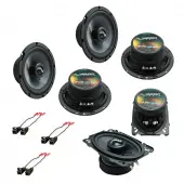 Fits GMC Safari Mini Van 1996-2005 OEM Speaker Upgrade Harmony Premium Speakers Package