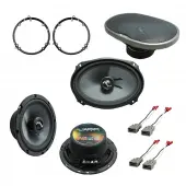 Harmony Audio C65 C69 Factory Premium Speaker Replacement Upgrade Package Compatible with Honda Accord 1998 1999 2000 2001 2002