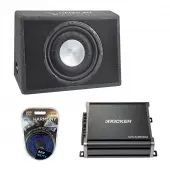 Harmony HA-FT12 Car Audio 800W Loaded 12" Truck Sub Box & Kicker 43CXA3001 Amp