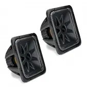 (2) Kicker 44L7S154 Square L7 Solo Baric Subwoofer Dual 4 Ohm 15" Sub L7S15 Pair