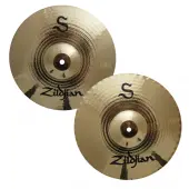 Zildjian S13MPR 13" S Family Mastersound Hi-Hat Cymbal Pair w/ Balanced Frequency Response - Brilliant Finish