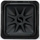 Kicker 44L7S152 Square L7 Solo-Baric 15" Subwoofer 2000 Watts Peak Dual 2 Ohm