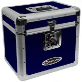 Odyssey KLP2BLU Ultility 12" Vinyl Case for 70 Long Play LP Records - Blue