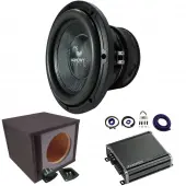 Harmony Audio HA-C152 Competition Loaded 15" 2800W Ported Sub Box Bundle with Kicker CXA8001...