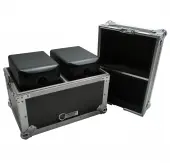 Harmony HCSTUMON5 Flight Transport Road Custom Case for Mackie MR524 Monitors