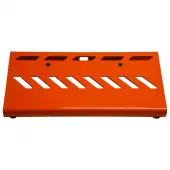 Gator Cases GPB-LAK-WH Gator GPB-LAK-OR British Orange Small Aluminum Pedal Board with Gator Carr...