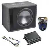 Kia Optima 01-17 Harmony Single 12" Loaded Sub Box Enclosure & CXA400.1 Amp