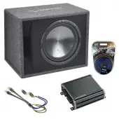 Kia Sportage 95-17 Harmony Single 12" Loaded Sub Box Enclosure & CXA400.1 Amp