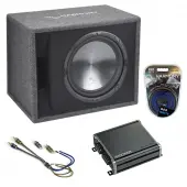 Mazda 6 03-16 Harmony Single 12" Loaded Sub Box Enclosure & CXA400.1 Amp