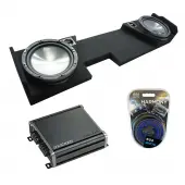 2014 - 2018 Chevy Silverado Double Cab Harmony HA-R104 Dual 10 Sub Box CXA400.1 Amp