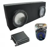 07-13 Toyota Tundra Crew Max Harmony HA-R124 Dual 12" Custom Sub Box CXA400.1 Amp