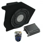 1993-2002 Pontiac Firebird Coupe Driver Side 10" Harmony F104 Sub Box & CXA400.1