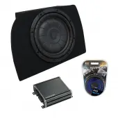 1990-2005 Mazda Miata MX-5 Convertible Kicker CompVT CVT10 Single 10" Sub Box Enclosure & CXA400.1 Amp