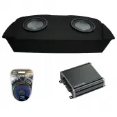 2003-2008 Nissan 350Z Coupe Hatch Fit Harmony R124 Dual 12" Sub Box & CXA400.1