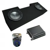 1982-1992 Chevy Camaro Coupe Harmony R124 Dual 12" Sub Box Enclosure & CXA400.1